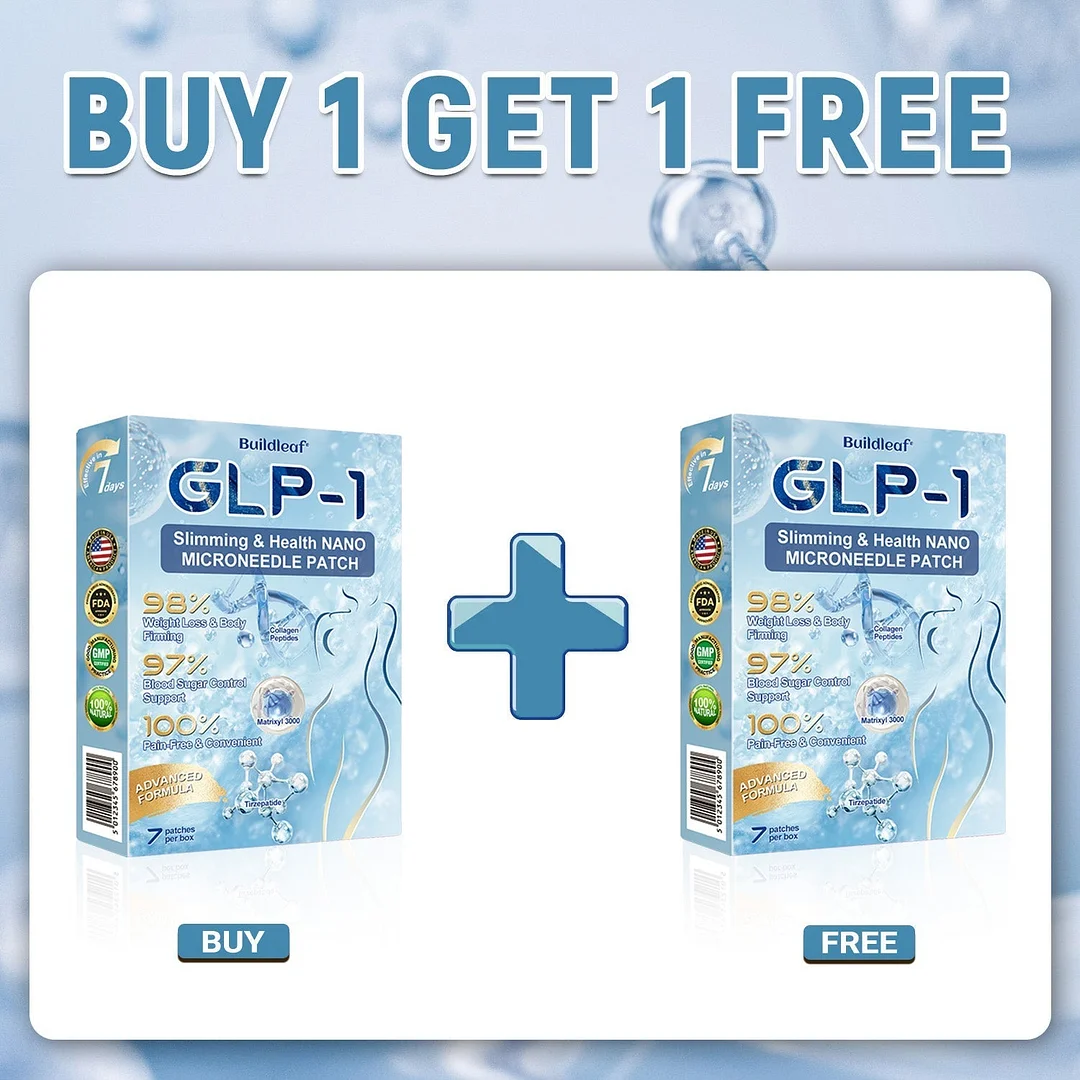 🏥FDA Store | 𝐵uil𝗱𝐿ea𝐟&reg; 𝑺𝑀𝗚T-𝑮𝐋𝑃-1 𝐒limming & 𝐻ealth 𝑁ano 𝑀icroneedle 𝑃atch with Collagen & Matrixyl 3000 丨Obesity,Cardiovascular Diseas, Diabetes, Sleep Apnea, Joint Problems and More