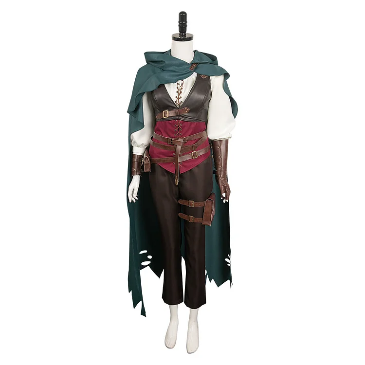Dragon's Dogma II 2024 Ulrika Brown Set Outfits Cosplay Costume Halloween Carnival Suit