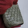 Hand Woven Vintage Leather Woven Crossbody Bag