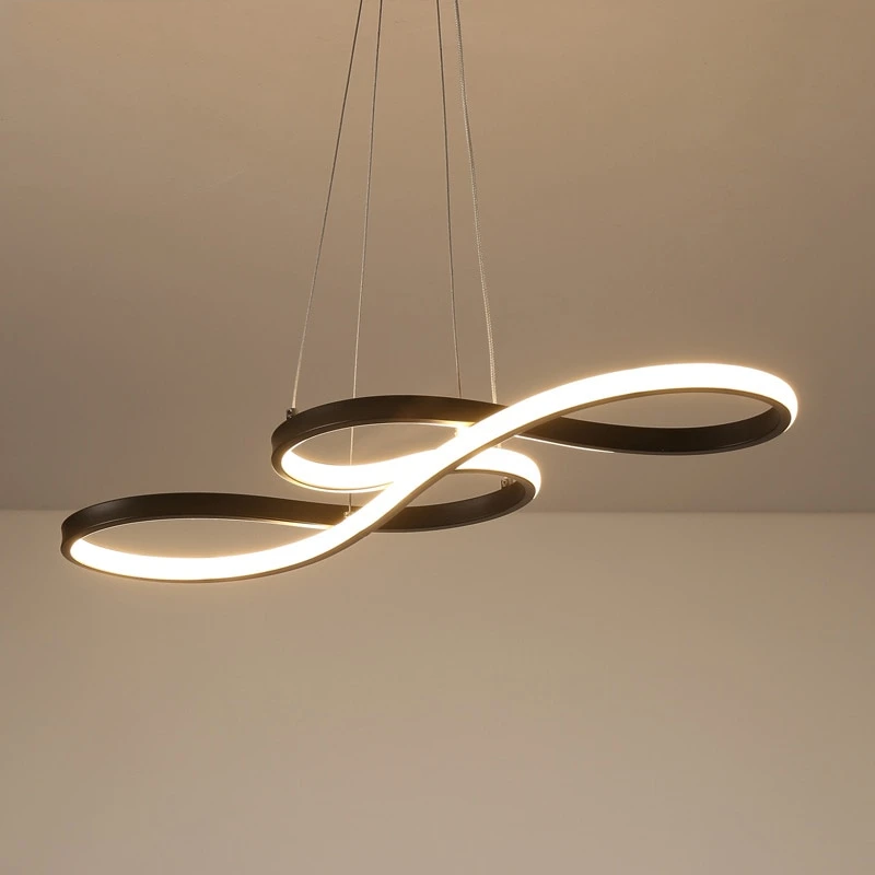 Modern New Creative LED Pendant Lights Kitchen Aluminum Silica Suspension Hanging Cord Lamp For Dinning Room Lamparas Colgantes