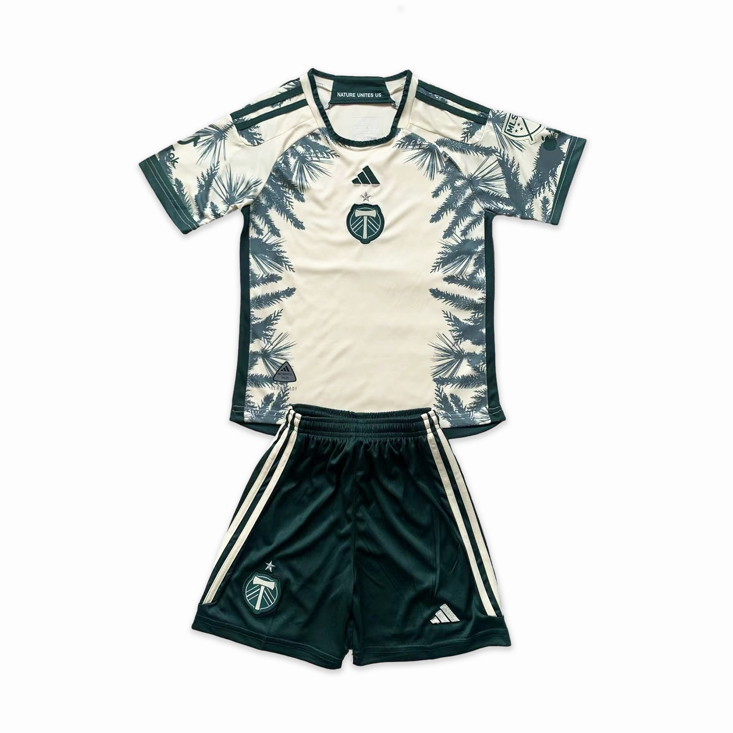 Portland Timbers 2024 Away Stadium Kids Kit