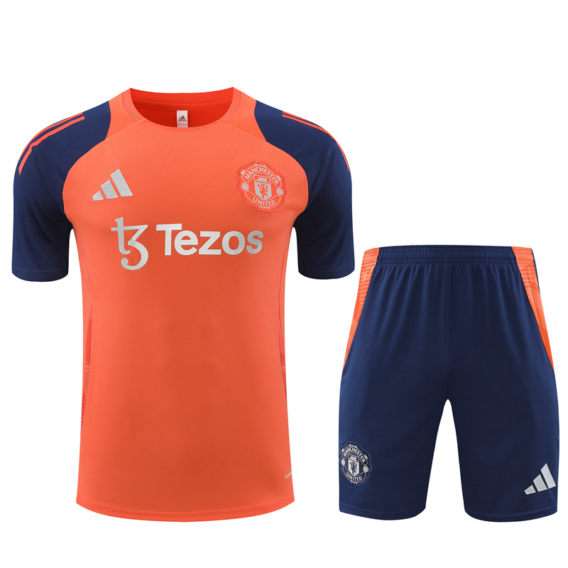 Manchester United 24-25 Short-Sleeve Training Set - Orange