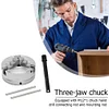 Woodworking 3 Jaws Lathe Chuck Self Centering Wood Clamp Machine Tool