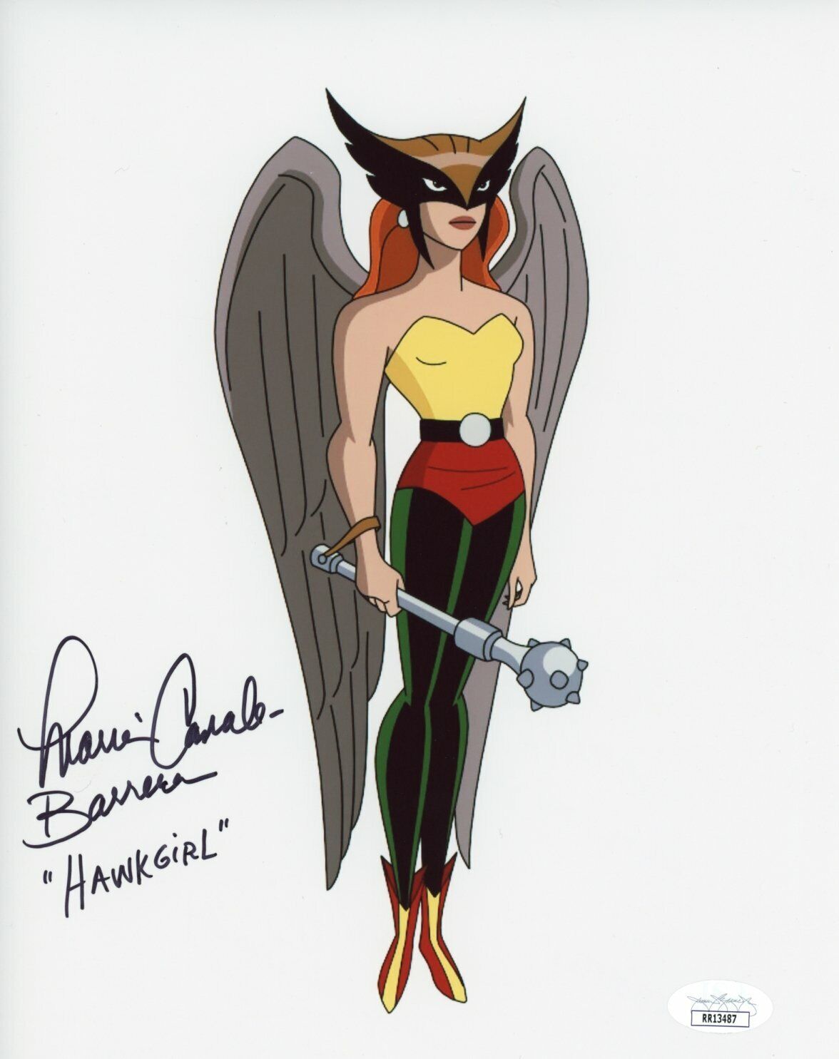 Maria Canals Barrera Justice League Animated Hawkgirl 8x10 Signed Auto JSA COA