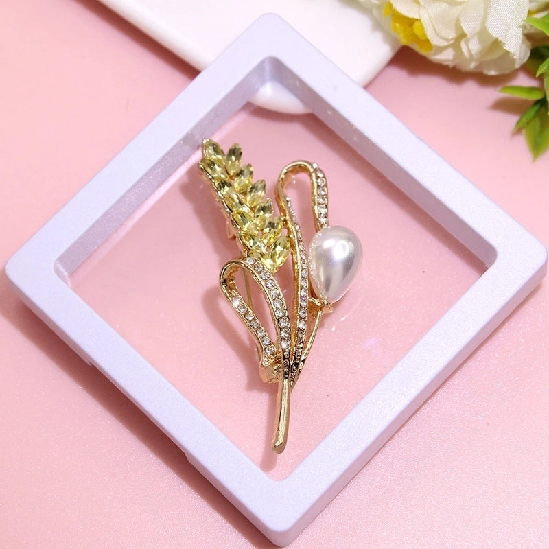 Basic Modern Style Classic Style Pin Animal Flower Alloy Plating Inlay Artificial Pearls Rhinestones Women’s Brooches