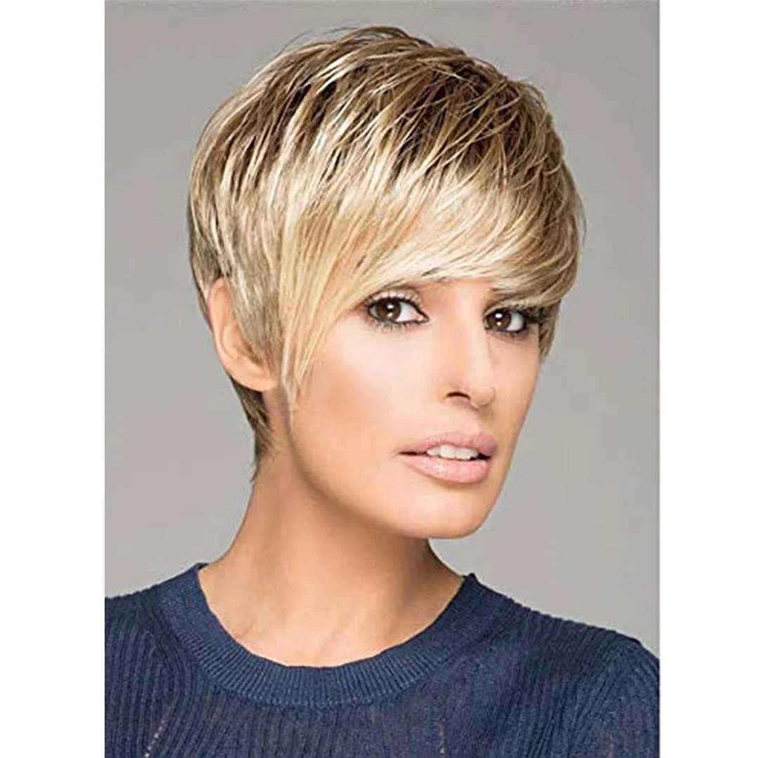New Wig Ladies Fashion Short Straight Hair Short Hair