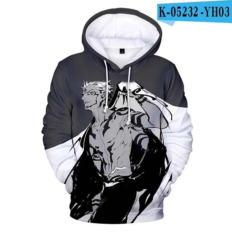 Anime Jujutsu Kaisen 3D Print Cosplay Hoodie Women Men Harajuku Sweatshirt Streetwear Hip Hop Pullover Hooded Jacket Adult/Kids