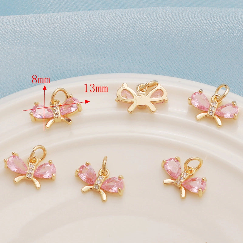 1 Piece Alloy Star Heart Shape Bow Knot Pendant