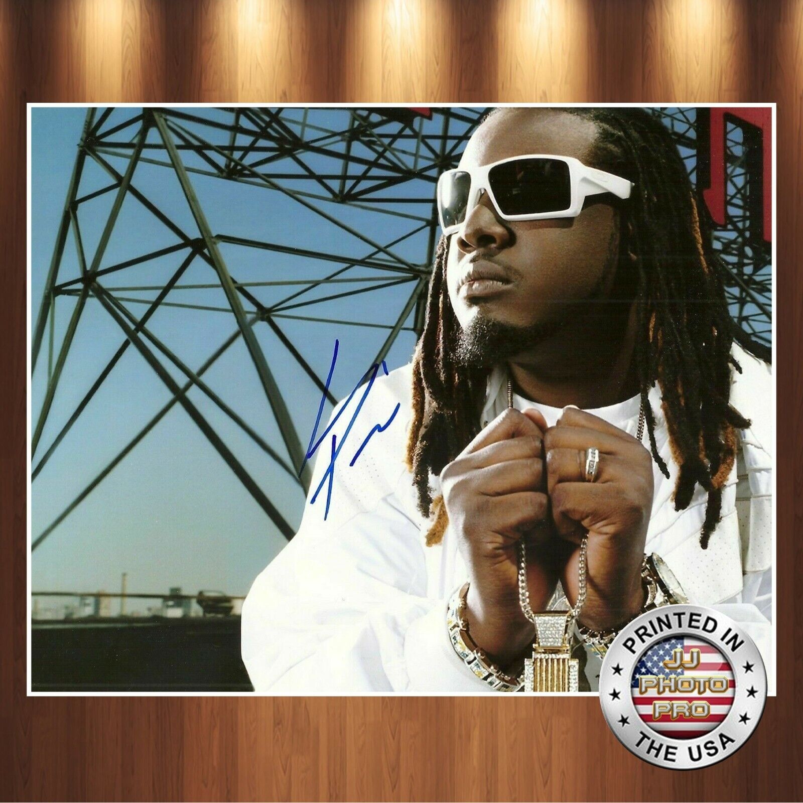 T Pain Autographed Signed 8x10 Photo Poster painting REPRINT