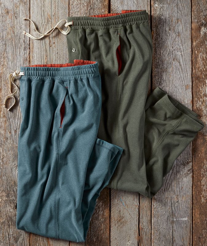 Men's Solid Color Drawstring High Quality Cotton Linen Casual Trousers