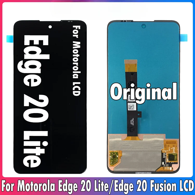 6.7" Original For Motorola Moto Edge 20 lite XT2139-1 LCD Display Touch Screen Digitizer For Moto Edge 20 fusion LCD Repair Part