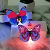 6Pcs Butterfly DIY Diamond Painting Decorative Stickers Set with Light