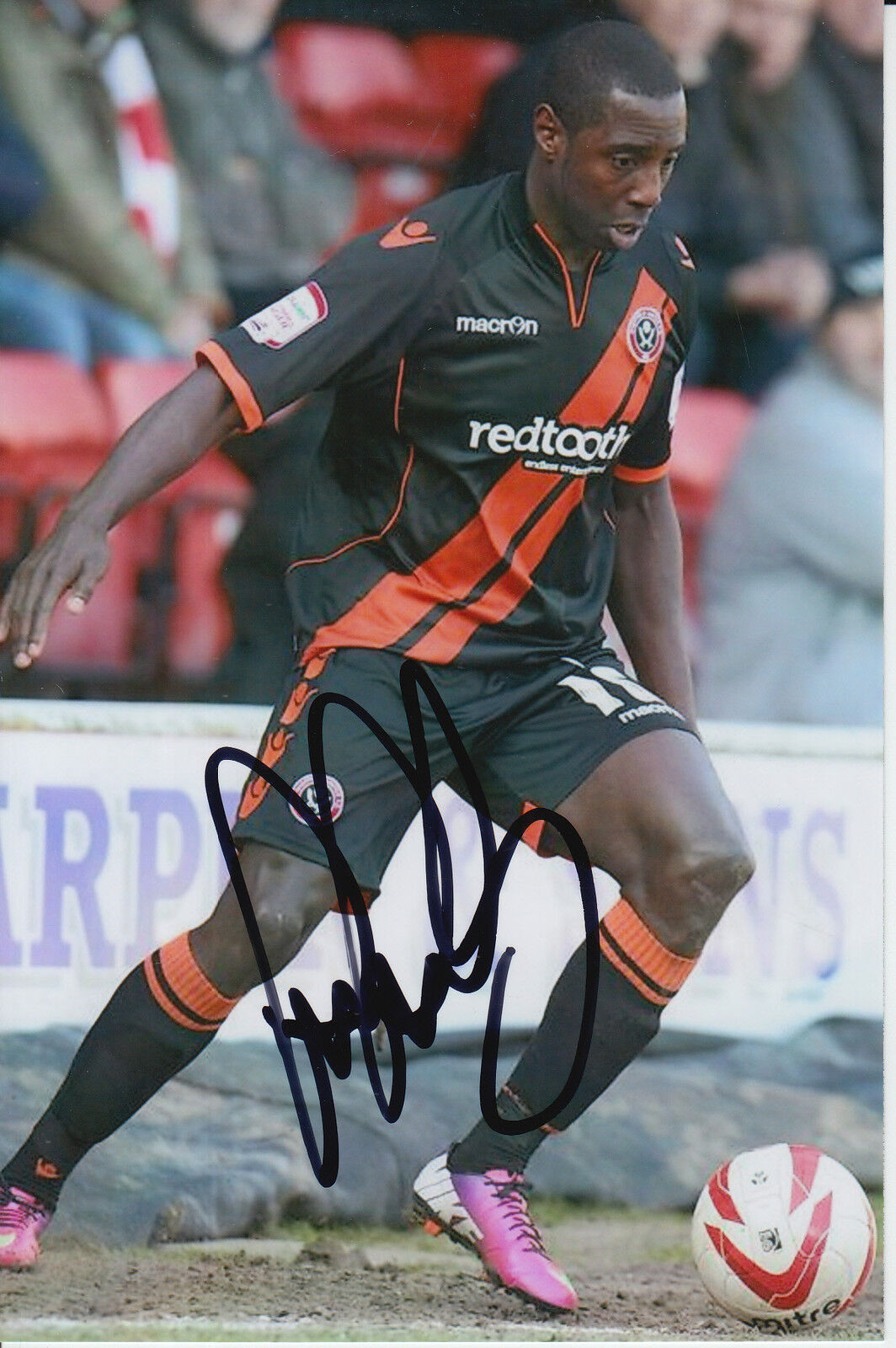 SHEFFIELD UNITED HAND SIGNED JONATHAN FORTE 6X4 Photo Poster painting 1.