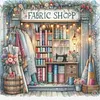 Sewing House-11CT Stamped Cross Stitch 45*45cm/17.72*17.72in