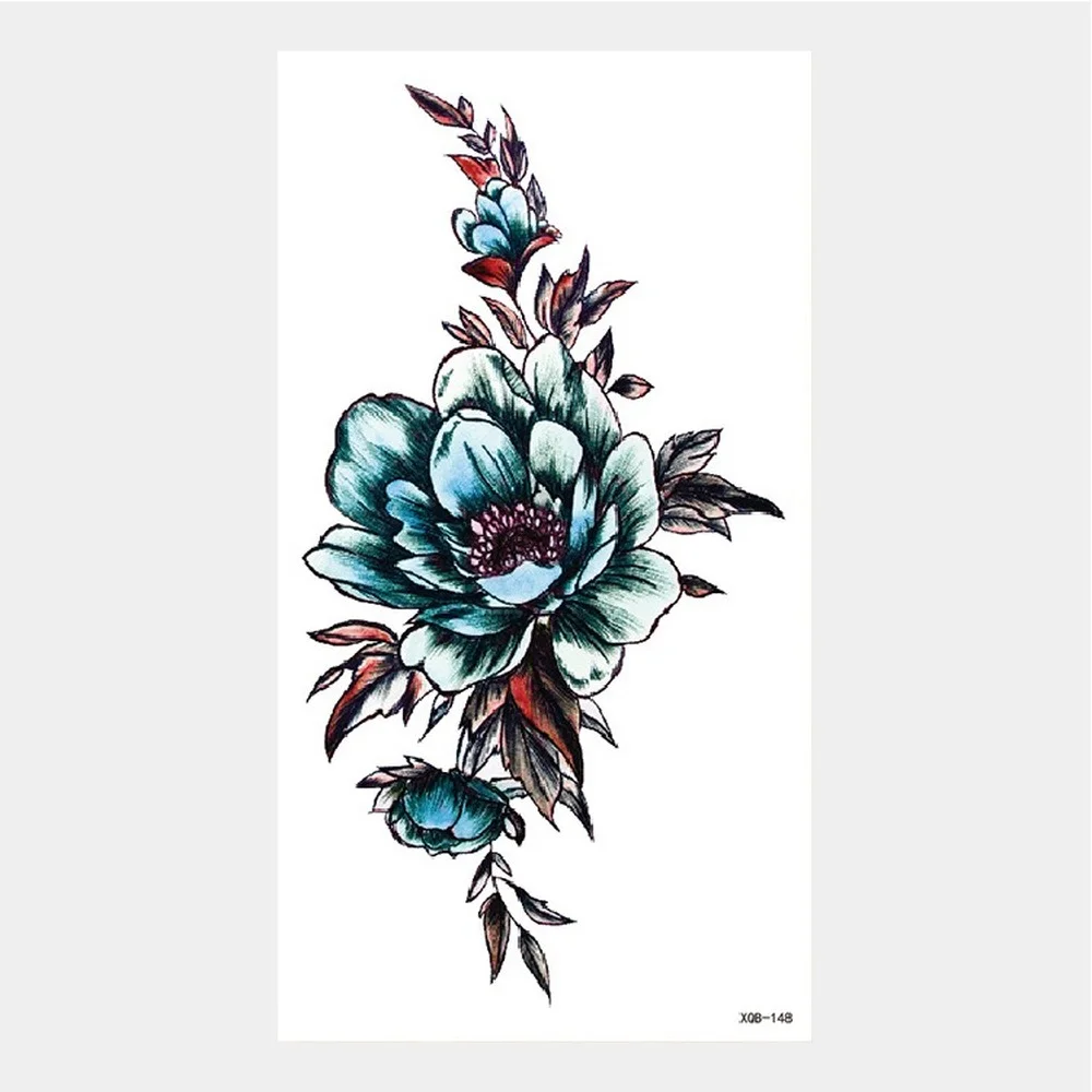 Sdrawing Tattoo Stickers Animal Tatoo Sticker Flying Dragon Wolf Head Tiger Dream Catcher Fake Tatto Body Art Makeup Stickers