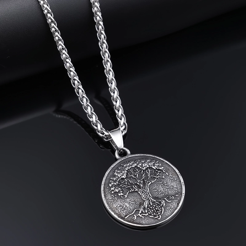 Retro Punk Tree 304 Stainless Steel Men’S