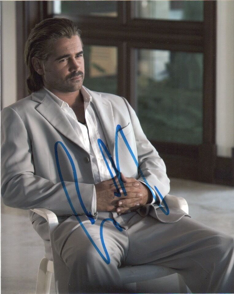 Colin Farrell Miami Vice Autographed Signed 8x10 Photo Poster painting COA C