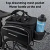 Bike Rack Bag with Reflector & Shoulder Strap Bicycle Trunk Pannier Bicycle Bag