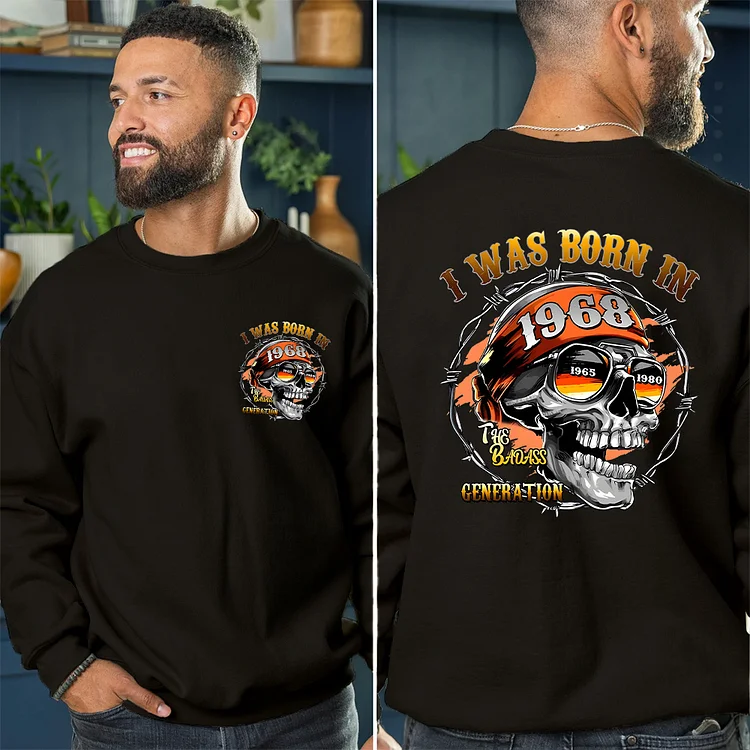 Generation X 2 Side T-shirt, The Badass Generation T-shirt, Unisex Hoodie, Custom Year Of Birth Sweatshirt