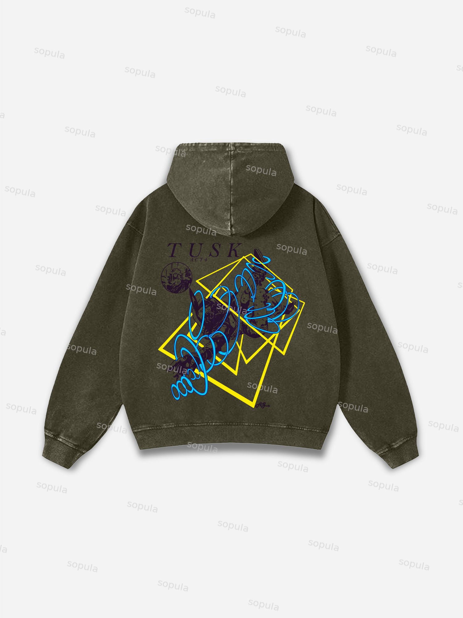 Sopula Tusk Act4 Golden Spin Graphic Hoodie - Sopula｜Premium Graphic Tees & Graphic Clothing