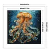 Deep Sea Jellyfish-14CT Stamped Cross Stitch 53*55cm/20.87*21.65in tapestrymarket