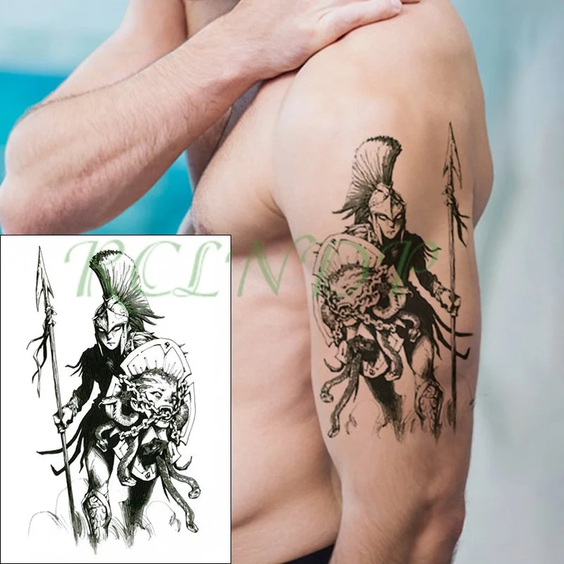 Waterproof Temporary Tattoo Sticker Poker Ace of Spades Letter Flower Art Flash Tatoo Fake Tatto Stickers for Girl Men Women