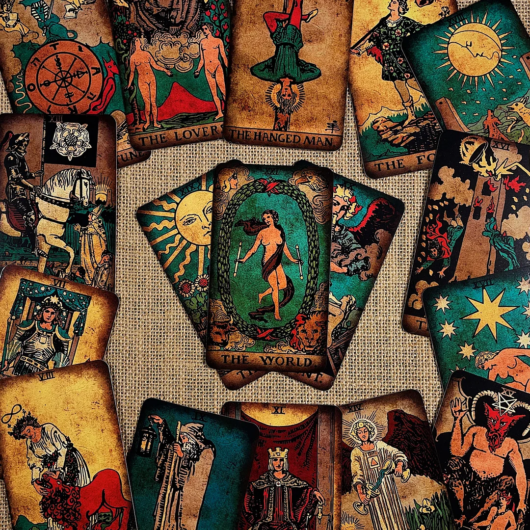 Vintage Tarot Card Deck