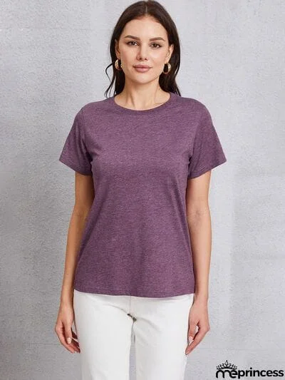 Round Neck Short Sleeve T-Shirt