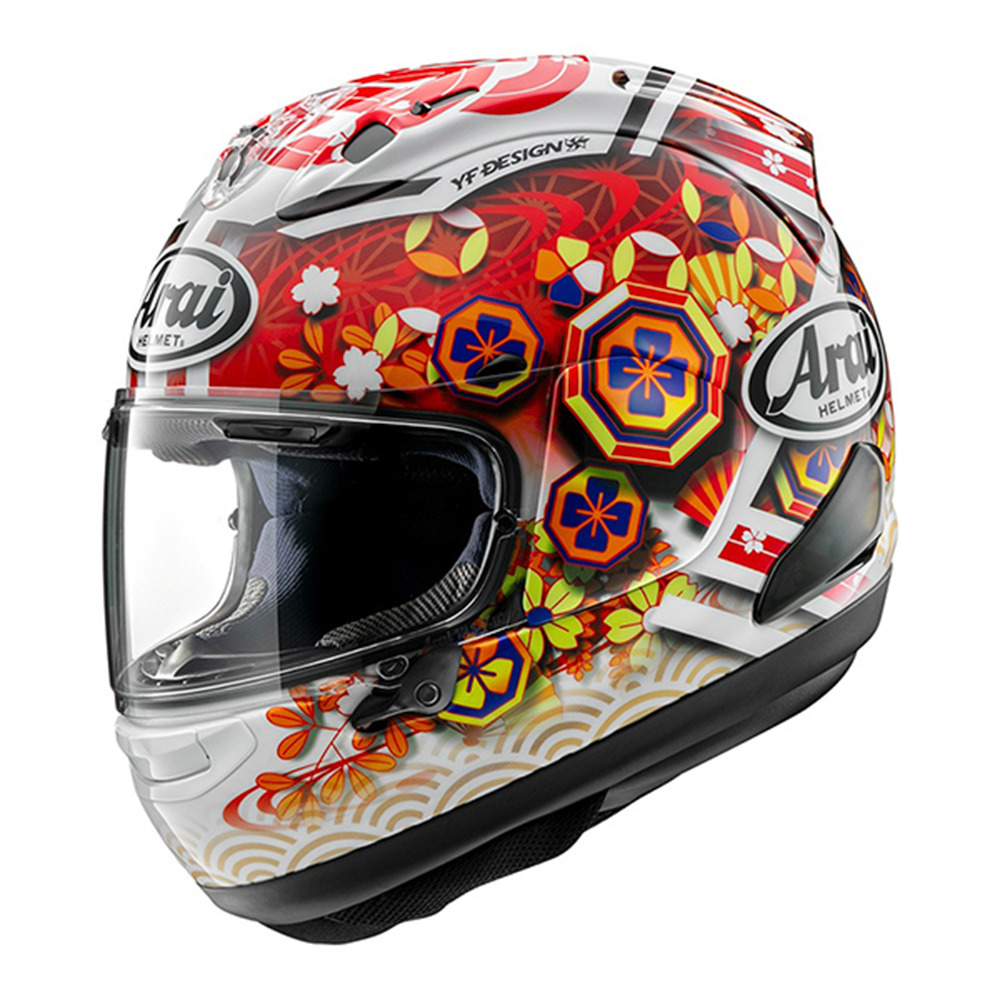 Arai RX-7X Nakagami GP3 中上貴晶 Motorcycle Sports Gear Full Face Fighting Stance Helmet