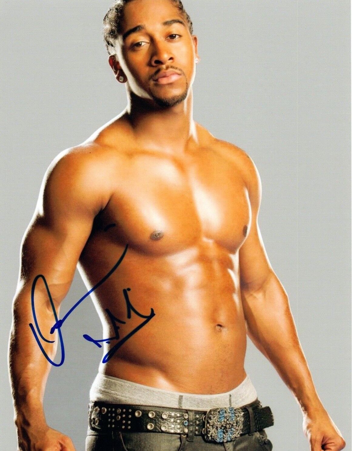 Omarion Signed Autographed 8x10 Photo Poster painting B2K Shirtless COA VD