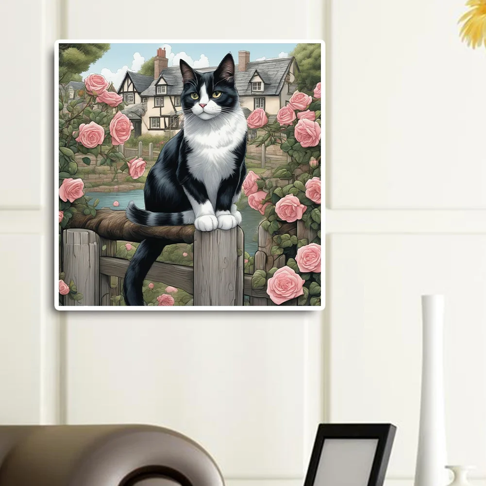 Diamond Painting - Full Round Drill - Cats(Canvas|30*30cm)