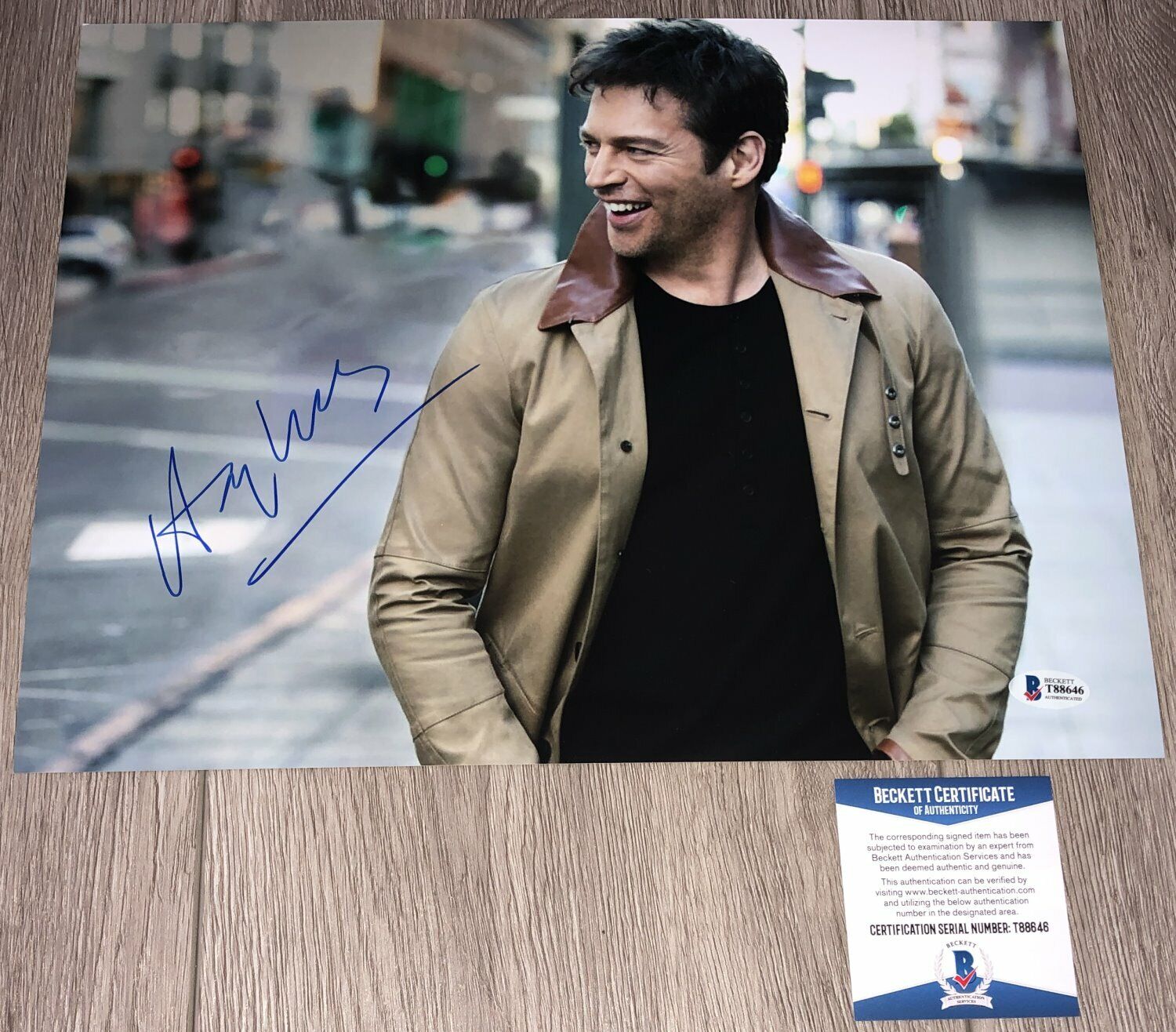 HARRY CONNICK JR. SIGNED AUTOGRAPH 11x14 Photo Poster painting B w/PROOF & BECKETT BAS COA