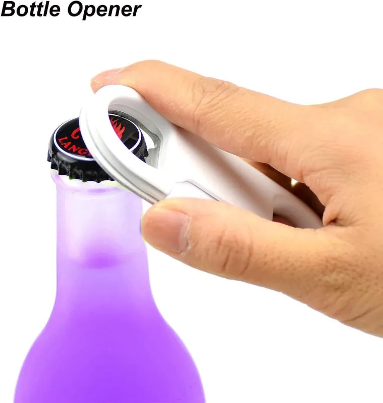 Portable Multifunction Keychain with Lightning Cable, Bottle Opener, and Carabiner