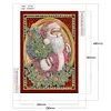 >SALE<Santa Claus Diamond Painting Partial Special Shaped Drill for Room Decor (PA153)