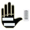Hand Gesture Light with Remote LED Car Back Window Sign Car Finger Light for Car