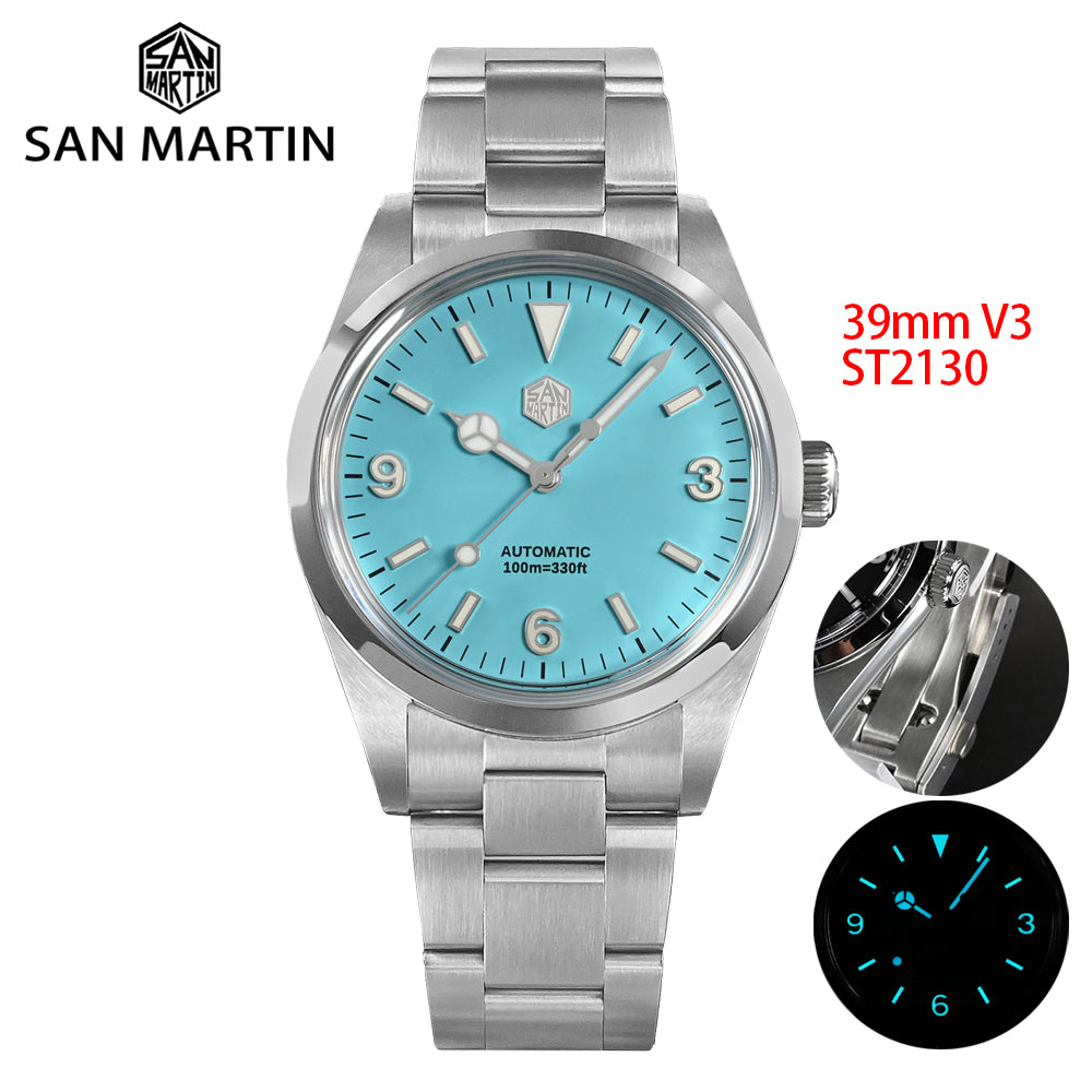 San Martin 39mm ST2130 Explore Watch SN020-G3