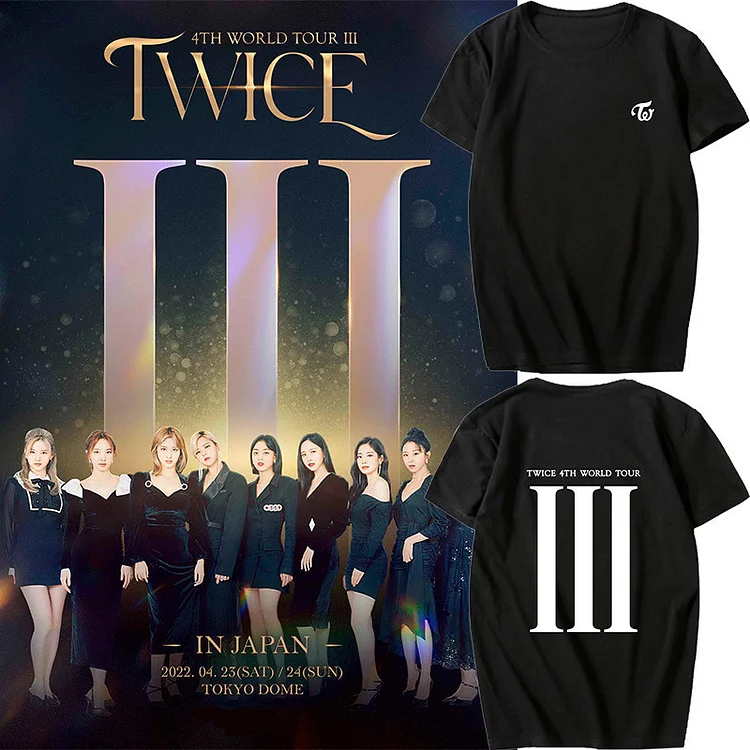 新品　TWICE 4th World Tour lll ロングTシャツ