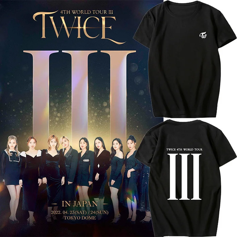 TWICE 4th World Tour Concert Print T-shirt