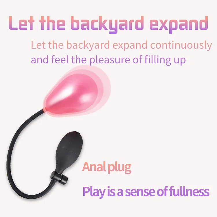 Mini Inflatable Small Anal Plug Expandable Pull Pump Butt Plug Prostate Massager
