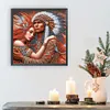Indien - peinture diamant de forme sp&eacute;ciale - 30*30cm