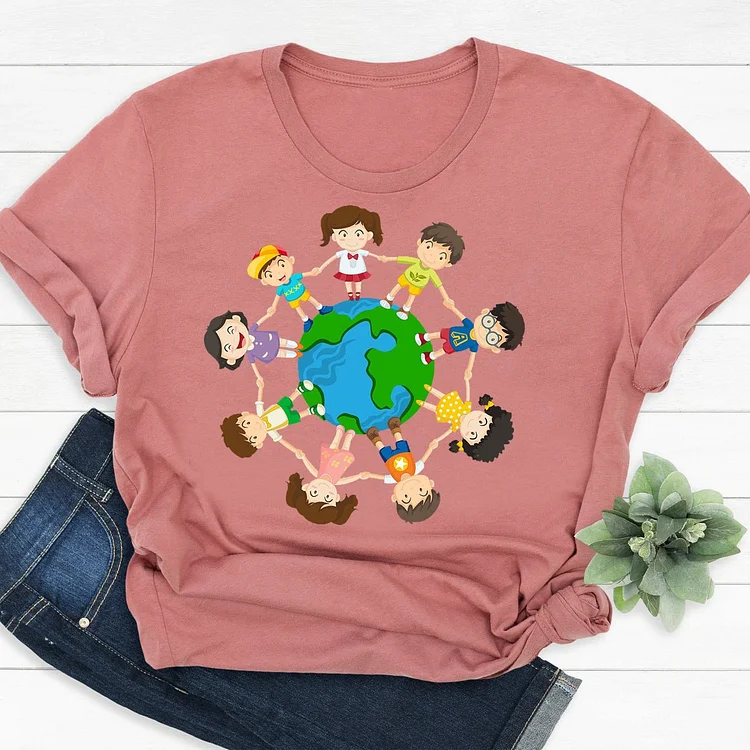 Earth lands Environmental friendly T-Shirt Tee -06832-Annaletters