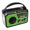 16000mAh AM/FM/WB NOAA Emergency Weather Radio Hand Crank/Solar/Type-C Charging