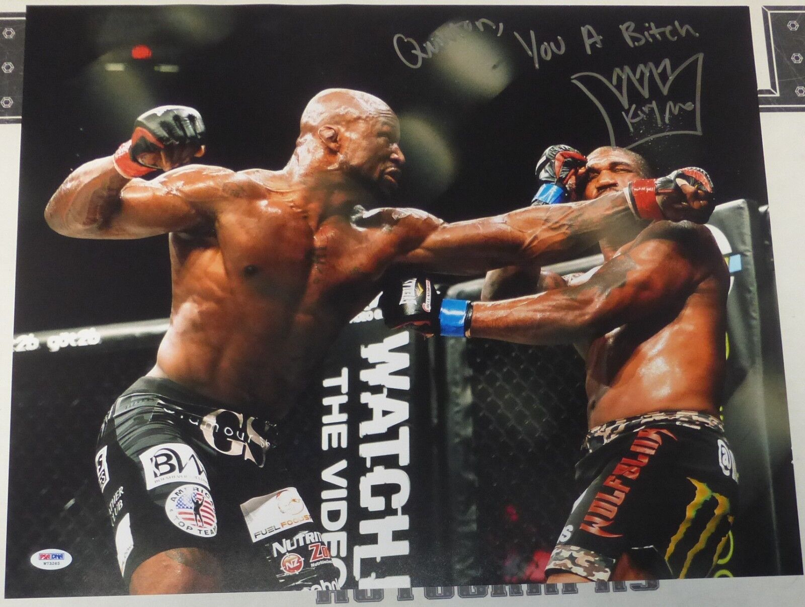 King Mo Signed UFC 16x20 Photo Poster painting PSA/DNA COA Bellator Picture MMA Muhammed Lawal 3