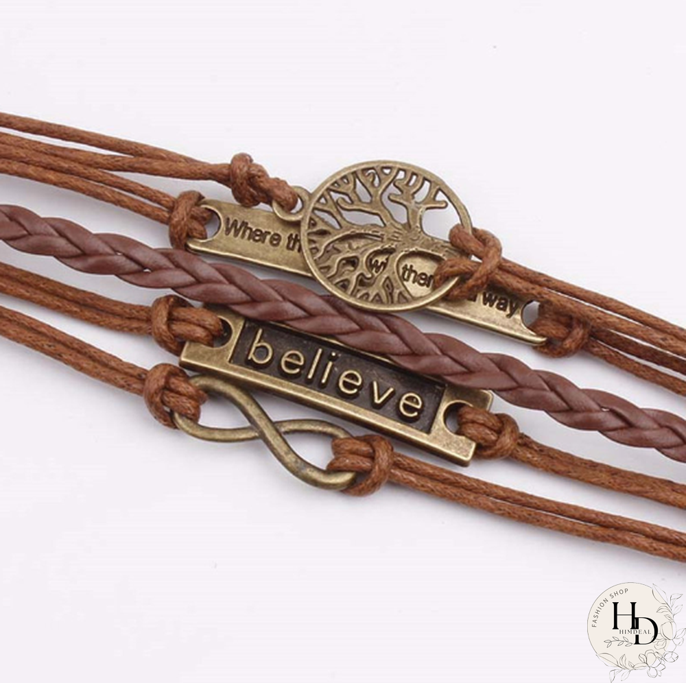 Vintage Unisex Multilayer Bracelet  Alloy Casual Bracelets