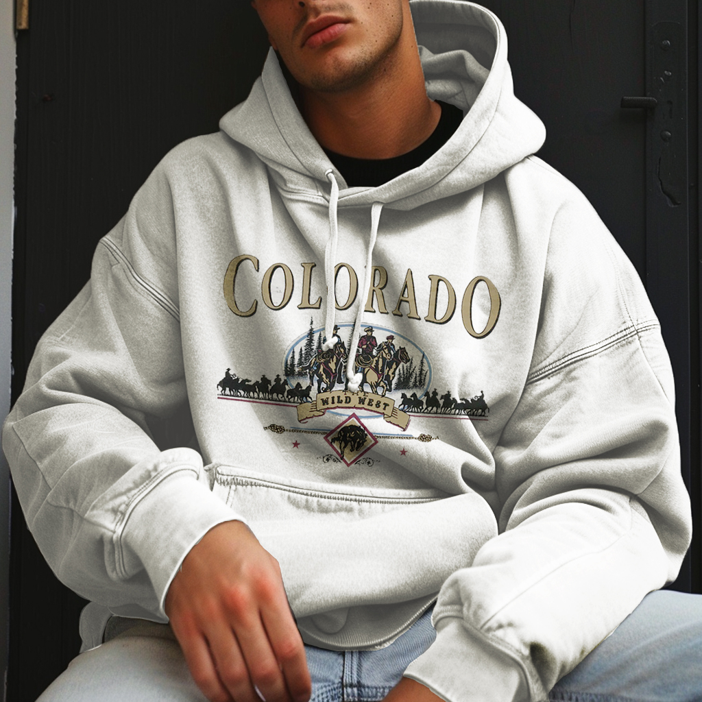 Unisex Vintage COLORADO Nationa Parks Hoodie / [blueesa] /