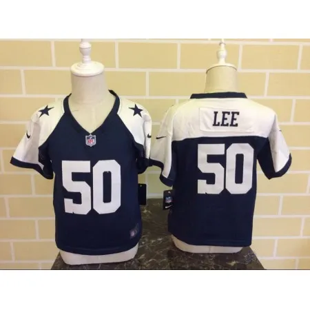 Toddler  Dallas Cowboys #50 Sean Lee Blue Thanksgiving Stitched NFL Jersey