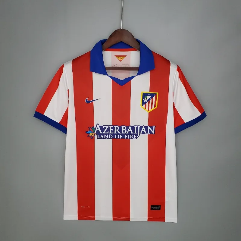 Retro 2014-15 Atletico Madrid Soccer Jersey Home