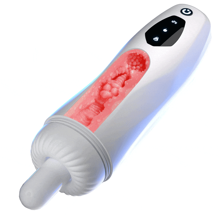 Telescopic and Suction Vibrating Masturbation Cup