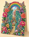 6pcs DIY Garden Diamond Painting 3D Greeting Card