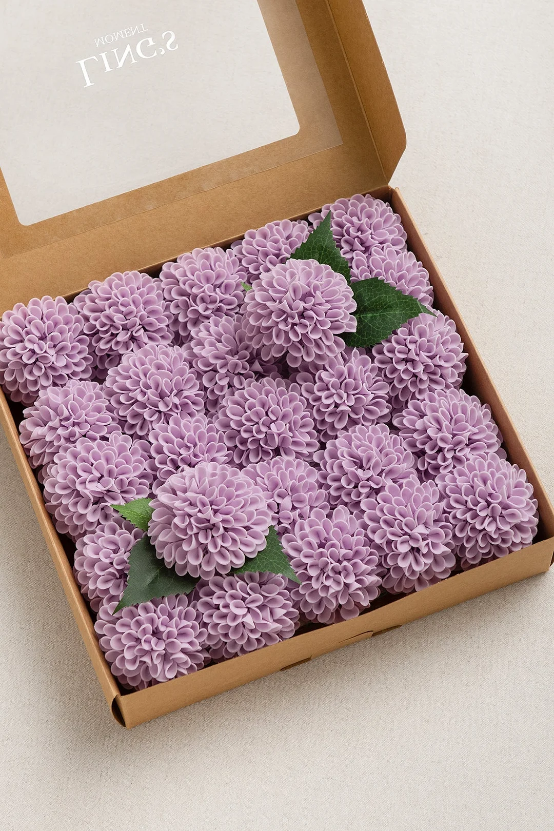 2.5" Foam Dahlia with Stem - 8 Colors